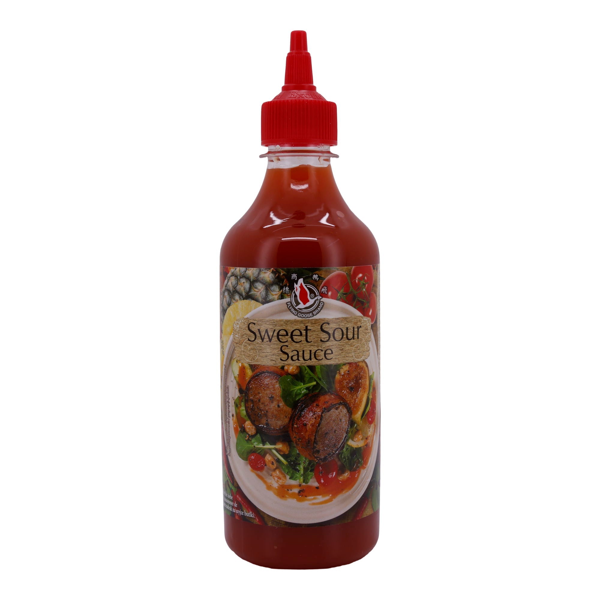 Sweet Sour Sauce Flying Goose Brand | Die perfekte süß-saure Sauce für asiatische Gerichte, Marinaden und Dips | 455 ml FLYING GOOSE